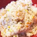 ao745's cooksnap of when they made 炊飯器で簡単！エビピラフ.