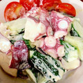よしよしのキッチン☆'s cooksnap of when they made 簡単！疲労回復♪タコきゅうりのわさびマヨ.