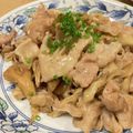 ねみねみ's cooksnap of when they made まいたけと豚こま肉のめんつゆバター炒め.