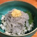 紐途のメモ帳's cooksnap of when they made 生しらす丼.
