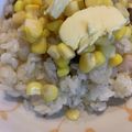 ちやちこ's cooksnap of when they made 炊飯器で海鮮ピラフ★コーンバターをのせて.