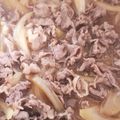 くむちん's cooksnap of when they made うちの牛丼✿温泉卵のせ.
