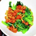 ひなたのねこやなぎ's cooksnap of when they made つるむらさきなめこ和え.