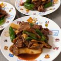 はすのり's cooksnap of when they made 牛肉とキノコのオイスターソース炒め.