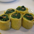 NKTキッチン's cooksnap of when they made お弁当に！ほうれん草の卵巻き♪.