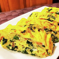 ダッフィーニーうに's cooksnap of when they made 簡単！ニラと紅生姜の卵焼き♡.