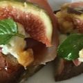 Yokchina's cooksnap of when they made いちじくとブルーチーズの タルティーヌ.