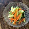 栗丸うさぎ's cooksnap of when they made キュウリにんじんのさっぱり酢和え.