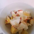クックS5N2AF☆'s cooksnap of when they made さつま芋とリンゴのサラダ.