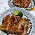 赤い電話's cooksnap of when they made 鶏もも☆オイスターガーリック焼き.