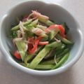 きらり流れ星's cooksnap of when they made かにかまの酢の物.