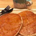 カッチボ's cooksnap of when they made 大麦粉(もち麦粉)のパンケーキ.