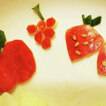 ゆいmaru3's cooksnap of when they made りんごの皮deぶどうちゃん.