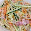 ☆capybara☆'s cooksnap of when they made レンジで簡単☆春雨サラダ・マヨネーズ味。.