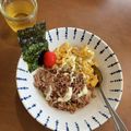 こなみママ♪'s cooksnap of when they made 挽肉のそぼろ(豚挽き) ご飯にかけるだけ.