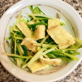cookjen's cooksnap of when they made 常備菜☆水菜と油揚げのお浸し.
