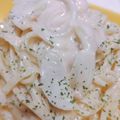 reru♡'s cooksnap of when they made レンジで簡単！ツナのクリームパスタ.
