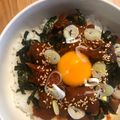 ちょうぴん's cooksnap of when they made かつおの甘辛韓国ユッケ風.