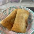 mii0926's cooksnap of when they made フライパンで☆揚げない春巻き✿.