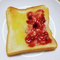 ＊なぁ＊'s cooksnap of when they made 普通にジャムバタートースト！.
