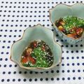 おはなすき's cooksnap of when they made うちのもずく酢４✿トマト・モロヘイヤ入り.