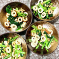 ふたごゆき's cooksnap of when they made 小松菜と竹輪の落花生和え.