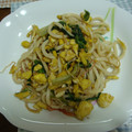 梅酒のソーダ割り's cooksnap of when they made レタスとかにかまのさっぱり焼きうどん.