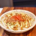西＊絵子's cooksnap of when they made もやしと卵のレンジ蒸しお好み焼き風.