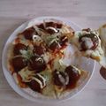 アクセル☆'s cooksnap of when they made 市販のミートボールで☆照りマヨピザ.