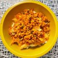aaari0055's cooksnap of when they made 一人ご飯★超簡単！卵キムチ丼.