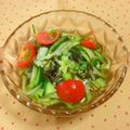 maeとも's cooksnap of when they made ♥あっさり もずくサラダ♥.