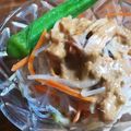 虹色にこり沖縄's cooksnap of when they made 春雨サラダ♪が主食の日！揚げ物付.