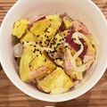non520's cooksnap of when they made レンジで簡単♡さつま芋でスイートポテサラ.