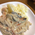 oSATONAKEo's cooksnap of when they made 鮭のムニエル　きのこクリームソース.