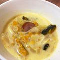 しーゆーのおかん's cooksnap of when they made かぼちゃとキャベツのミルクスープ♡.