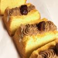 バニラとソラ's cooksnap of when they made 100均の甘栗でモンブランマカロンケーキ.