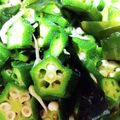 こずっぺ's cooksnap of when they made オクラとワカメの和え物.