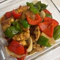 あいしょう's cooksnap of when they made 鶏もも肉と玉ねぎピーマンのカレー炒め.