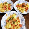 ニシコママ's cooksnap of when they made トマトのスクランブルエッグ♪簡単.