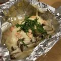 ねみねみ's cooksnap of when they made ささみの明太チーズホイル焼き.