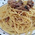 ゆうちゃん9215's cooksnap of when they made イギリスで大絶賛！鯖缶の和風パスタ♡.