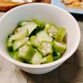みにゃさら's cooksnap of when they made 冷たいオクラとキュウリ(酢・白だし).