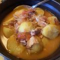 BellmanM's cooksnap of when they made まるごとじゃが芋のトマトベーコン煮.