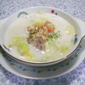 ＠迷子＠'s cooksnap of when they made 白菜と海老のベーコンクリームシチュー♡.