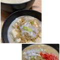 ❤︎あやの❤︎'s cooksnap of when they made 裏技★重曹でとろとろ湯豆腐→豚骨ラーメン.