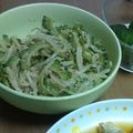 結香ゆか's cooksnap of when they made 夏限定☆ゴーヤともやしのにんにくナムル.