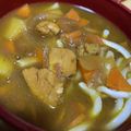 ほり♪'s cooksnap of when they made 残ったカレーでつくる「カレーうどん」.