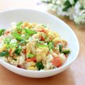 runa10's cooksnap of when they made パパッと簡単♪美味しい鮭チャーハン！.