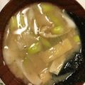 Nana983's cooksnap of when they made 油あげと長ねぎの味噌汁.