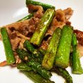 ななさくちゃん's cooksnap of when they made 簡単！豚バラとアスパラのペッパー味噌炒め.
